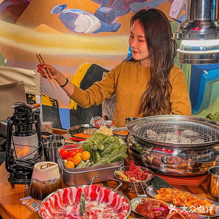 成都首家露营风烤肉⛺️氛围拉满🌟