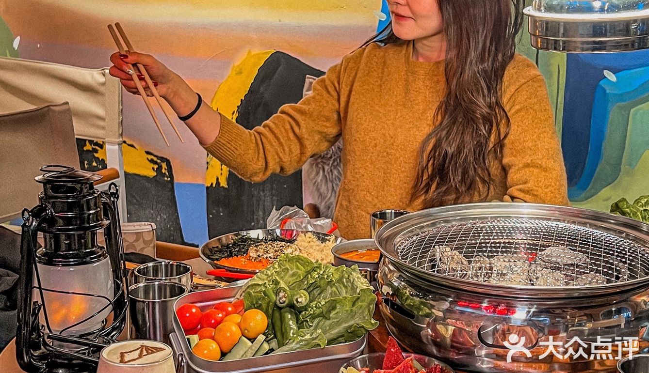 成都首家露营风烤肉⛺️氛围拉满🌟