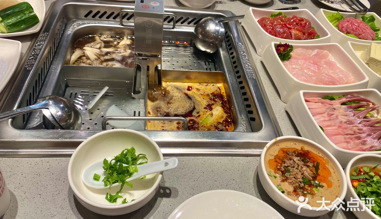 大家的海底捞必吃有什么？我先来：脑花[胜利]