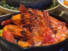 火焰橄榄油爆虾-BROWNSTONE布朗石西班牙餐厅(富城店)