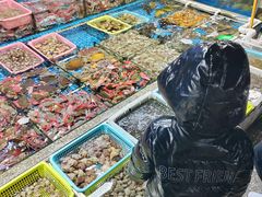 -霞涌市场海鲜摆卖区