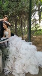 世园会陈思丽老师艳阳下为老婆换装-唯一视觉婚纱摄影(李家村店)