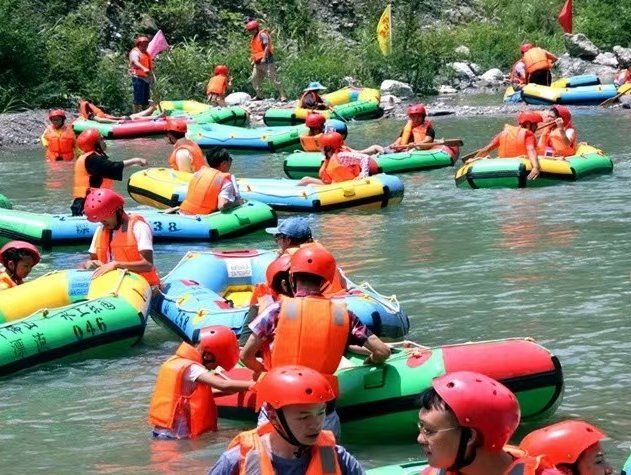 四川省绵阳市安州区千佛山漂流,这个地方好