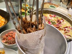 碳烤羊上脑肉串-花开餐厅(环湖中路店)