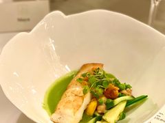 炙烤冰岛比目鱼-Jean Georges