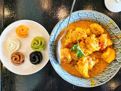 咖喱虾球伴五彩馒头-香乐园·淮扬菜中餐厅·Shang Garden(福田香格里拉店)