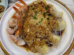 蒜蓉娃娃蒸菜虾-宝月楼·台湾菜馆(天河城店)