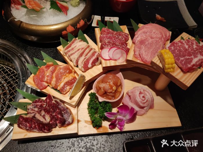 赤谷·日式烧肉居酒屋(石景山店)烤肉拼盘图片 - 第3张