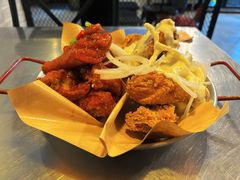 炸鸡一半一半-富乐满韩国正宗炸鸡韩国料理(虹泉路店)