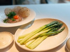 碳烤芦笋配荷兰酱汁-弗兰克牛排西餐厅Ribone steak house(柠檬花园店)