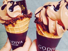 巧克力软冰淇淋-GODIVA(港汇恒隆广场)