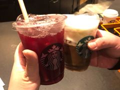 冰摇红莓黑加仑茶BCJT-星巴克臻选(周浦万达店)