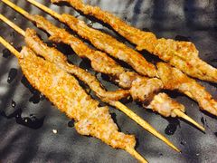 -路边摊小炉子烧烤