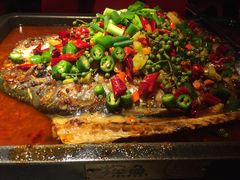 -探鱼·鲜青椒爽麻烤鱼(广州欣荣广场店)