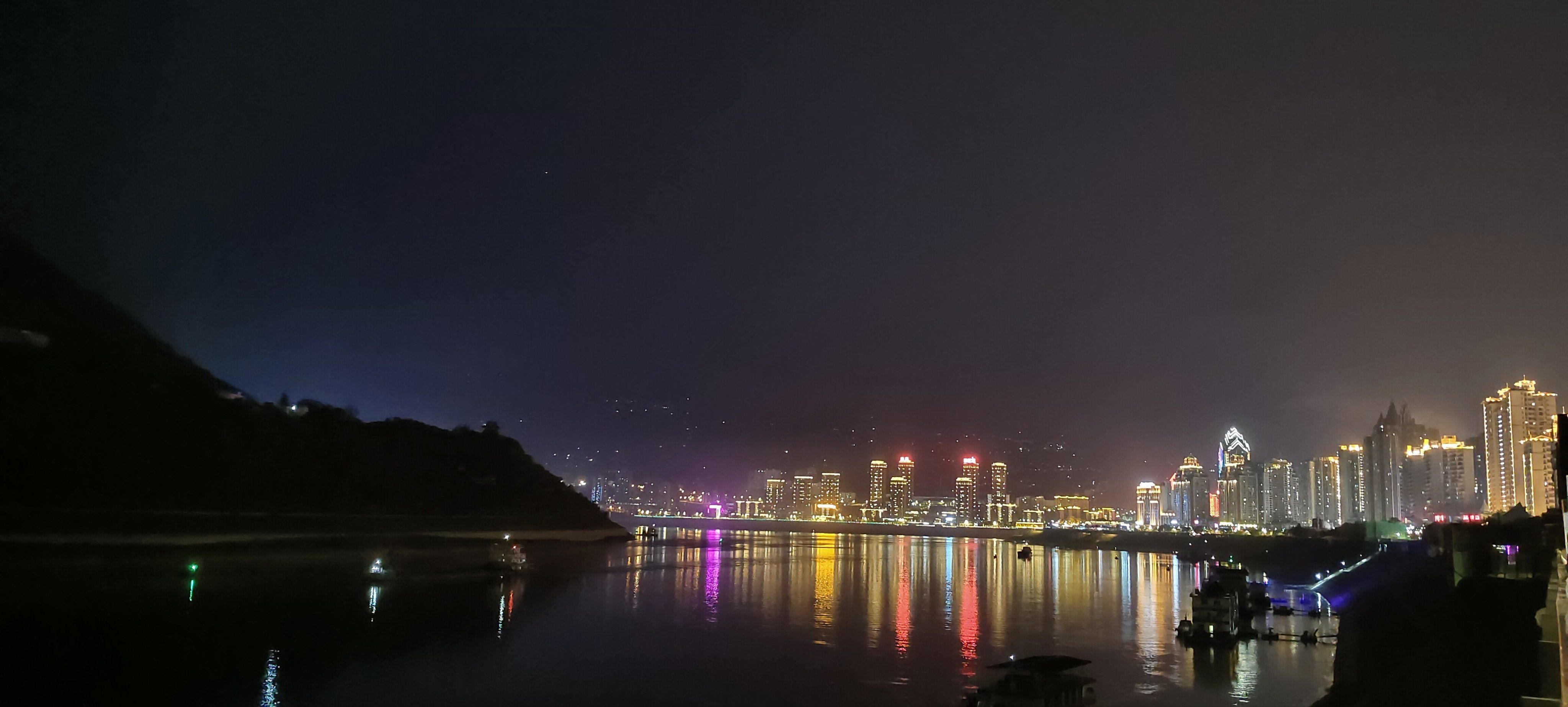 涪陵的夜景很美