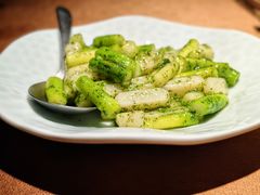 荠菜芦笋炒马蹄-兰庭玉树·老饭骨家宴(后海店)
