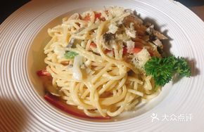 White Sauce Mushroom Pasta
