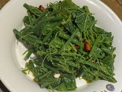 巧拌丝瓜尖-河沿肉饼Beijing Pie(锡拉胡同店)