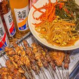 东北烧烤扛把子！大口吃肉太爽了！