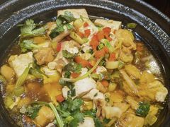 毛豆油渣烧豆腐-杨胖子私房菜(秦虹路店)