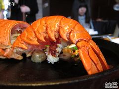 悬垂的龙虾肉肉-北京王府井希尔顿酒店·秦唐中餐厅Chynna