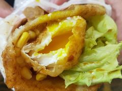 -小红车炸蛋葱油饼