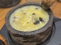 石锅小煮鲜杂菌-敏珠拉姆藏餐·南京厨房(富春江东街店)