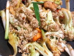 干锅花菜-老头儿油爆虾(金鹰世界店)