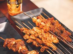 雪花牦牛肉串-麒麟风烤牛肉·云南烧烤小排档(丹凤街店)