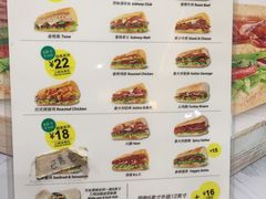 菜单-赛百味SUBWAY(地王广场店)