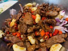 铁板牛肉-昱龙大盆牛蛙馆(三兴街总店)