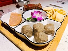 潮汕牛筋丸-京韵胡同·酱香羊蝎子火锅涮肉(长寿路店)