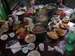 “火盆锅”-柳沟豆腐宴义豆堂24号农家院