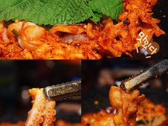 铁板章鱼五花肉-春熙台韩国料理·章鱼肥牛(西丽店)