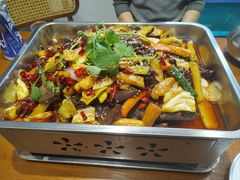 -干老庆贵州留一手烤鱼·地摊火锅(财经大学店)