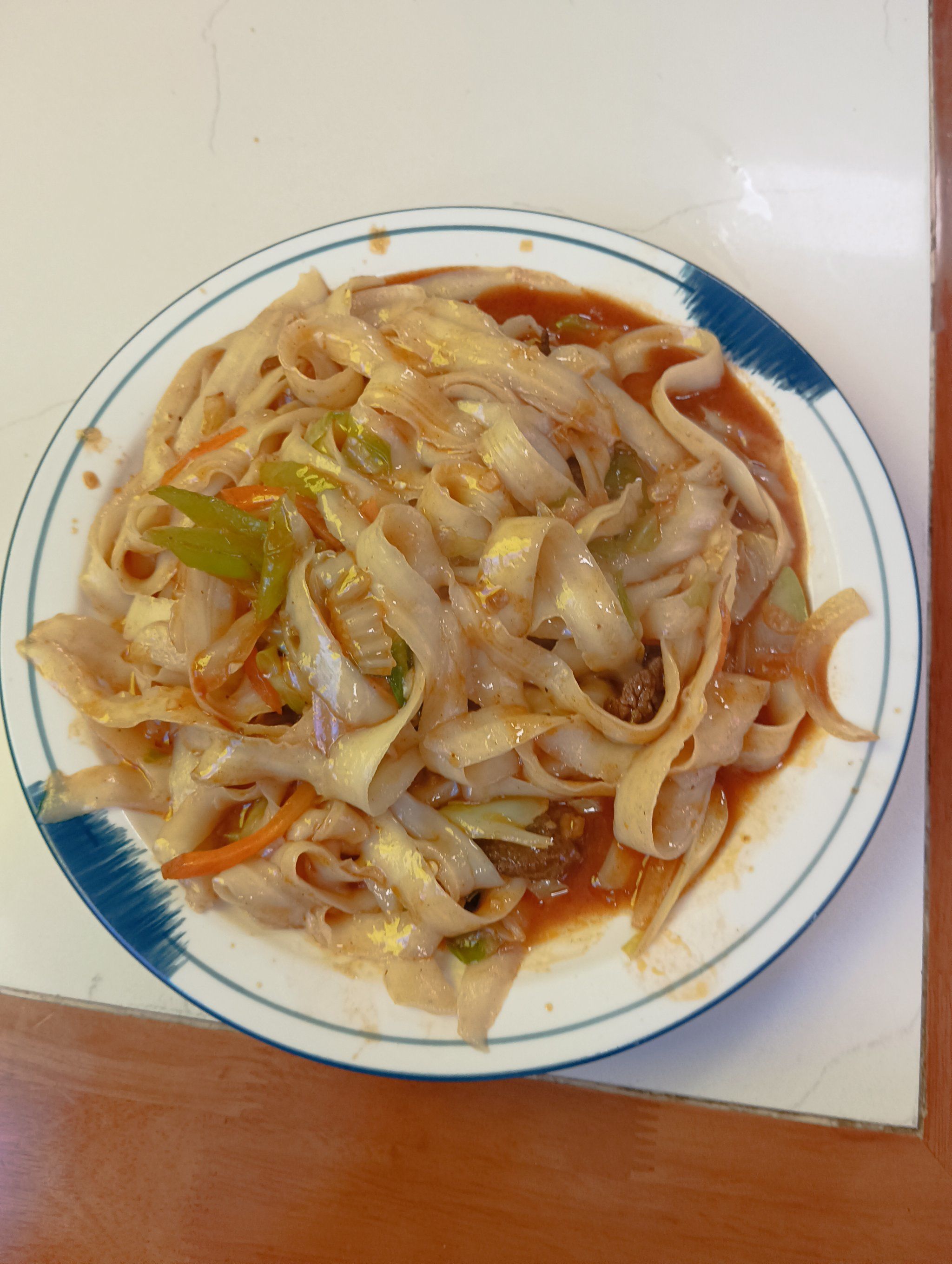 清真口味牛肉炒刀削