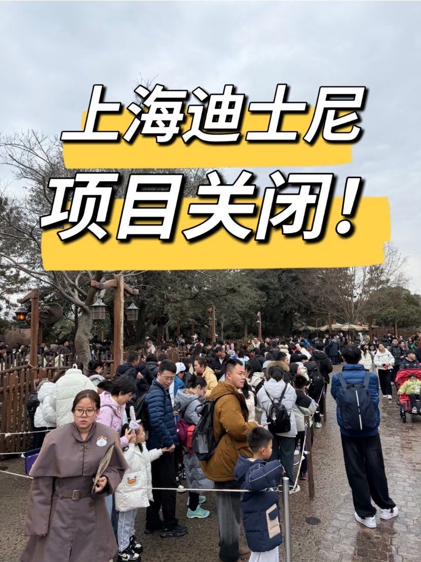 1🈷️31日上海迪士尼排队实况