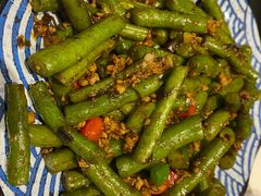 榄菜肉松四季豆-龙记香港茶餐厅(久光百货店)