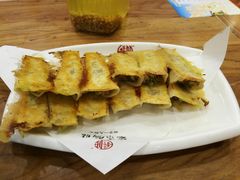 韭黄牛肉锅贴-海富荣·锅贴·陕菜家常菜(阳光城店)