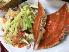 花菜炒螃蟹-胡家饭店(崇福路店)