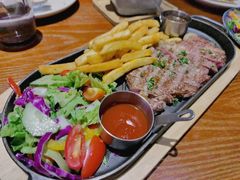 澳洲谷饲黑安格斯西冷牛排-澳骄 Aussie Kitchen·手工披萨·西餐(国大店)