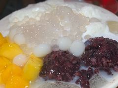 芒果白雪黑糯米冰粉-钱记三鲜冰粉