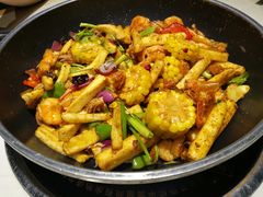 干锅开边虾-蛙蛙叫干锅年代(簋街总店)