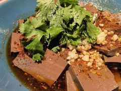 辣子蒜羊血-汉唐宴长安食府