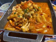 螃蟹炒年糕-裕鼎鲜·新中菜(王府井店)