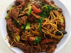 炒六鲜皮肚猪肝面-一家人面馆(三条巷店)