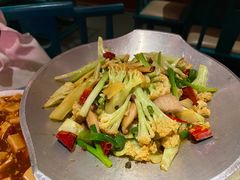 干锅丽水香菇花菜-探花·意境江南菜·唐伯虎文化体验店·松鼠桂鱼(观前店)