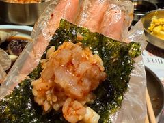 海苔包蟹饭-草家酱蟹炭火烤肉店(珲春南路一店)