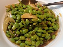茭白片炒毛豆米-海味世家·家常菜馆(明州里店)
