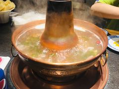 传统清汤大铜锅-清真·京华源铜锅涮肉(丰庆店)
